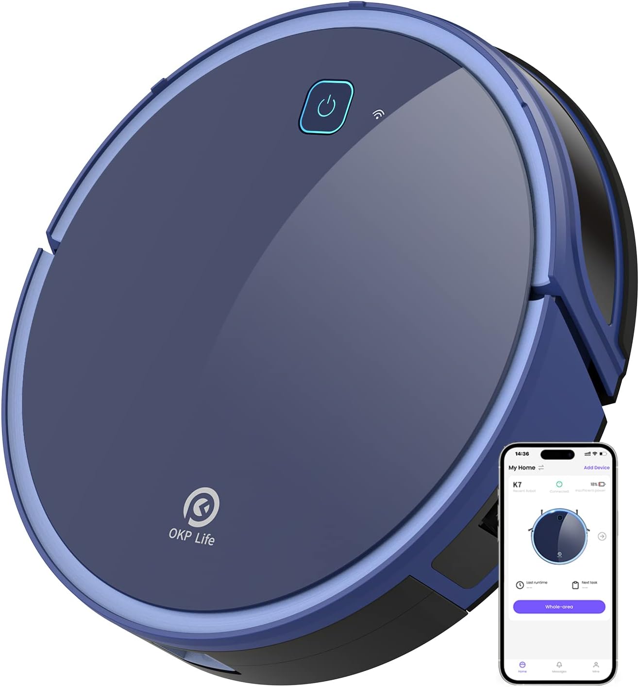 جارو روباتیک مدل OKP K7 Robot Vacuum
