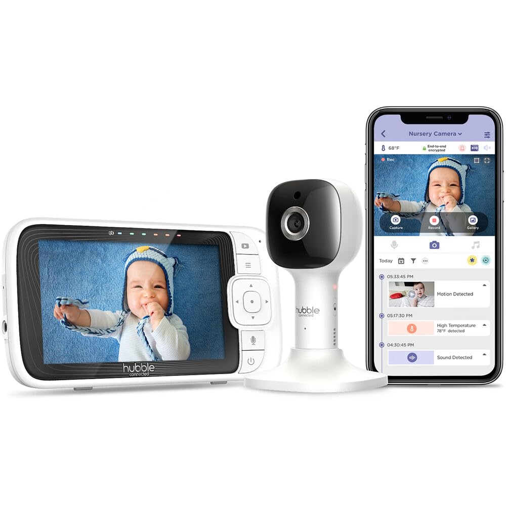 دوربین هوشمند مراقبت نوزاد Hubble Connected مدل Nursery Pal Cloud | آمازونیکس
